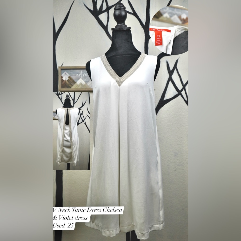 Chelsea and violet V Neck Tunic Dress